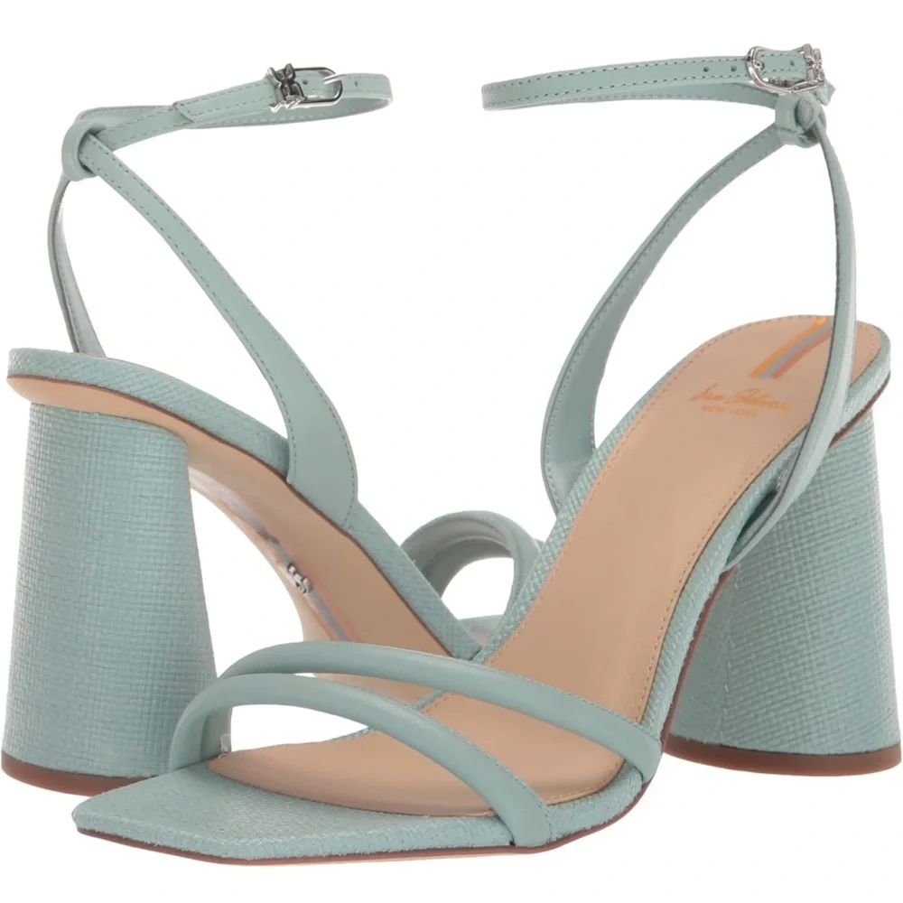 NWTIB • Sam Edelman • Womens Kia Block Heel Sandal • Tide Blue • Size 9 😍 - Picture 1 of 17